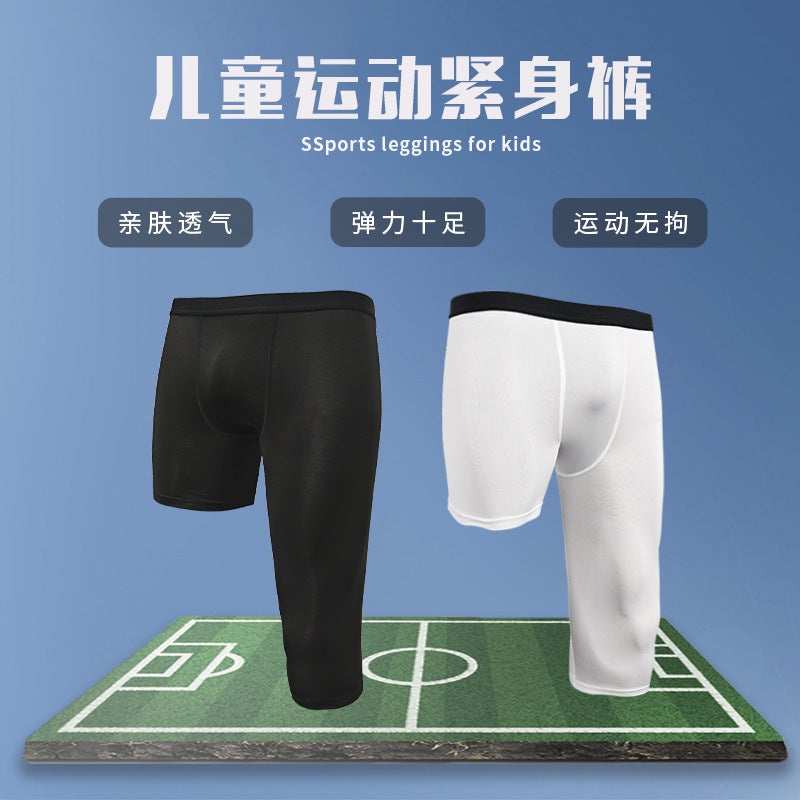 Basketball Tight Pants Short And Long Leg Running Training Base Capri Pants Quick-Drying Compression Pants Fitness Sports Shorts - Image 3